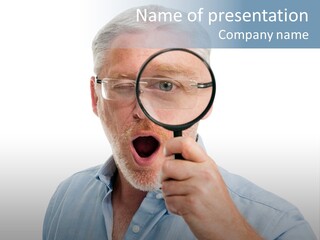 Look See Interested PowerPoint Template