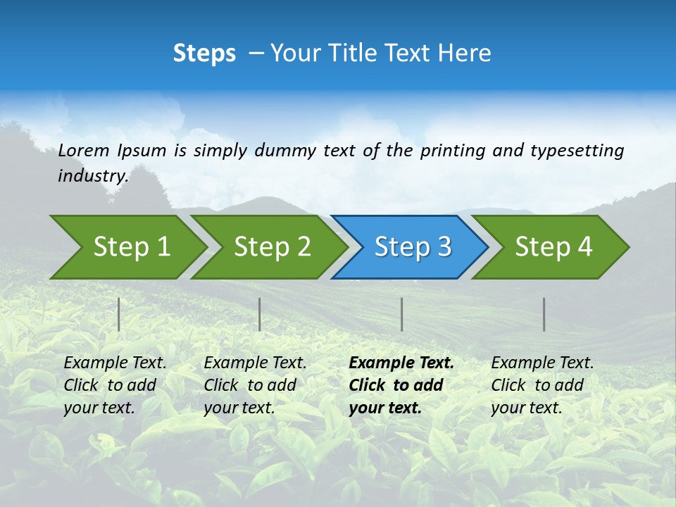 Cameron Plant Morning PowerPoint Template