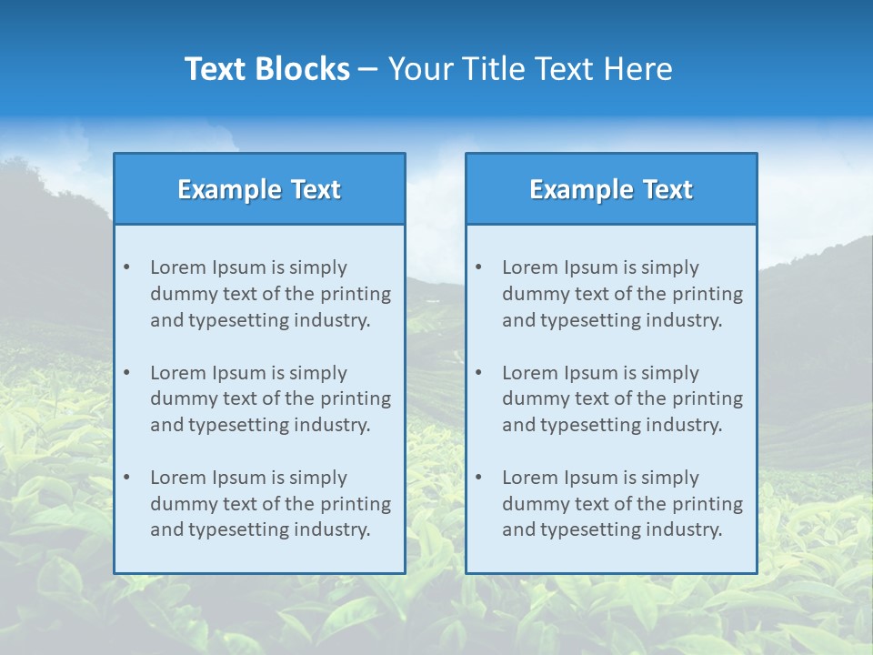 Cameron Plant Morning PowerPoint Template