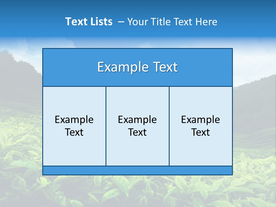 Cameron Plant Morning PowerPoint Template