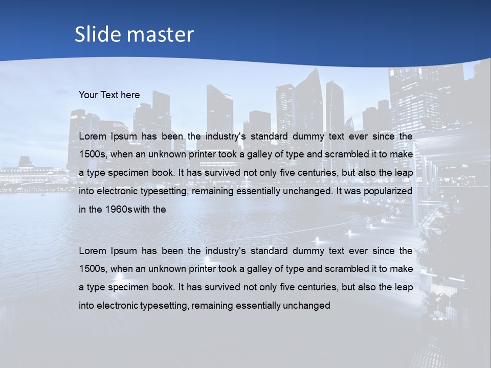 District Landmark Asian PowerPoint Template