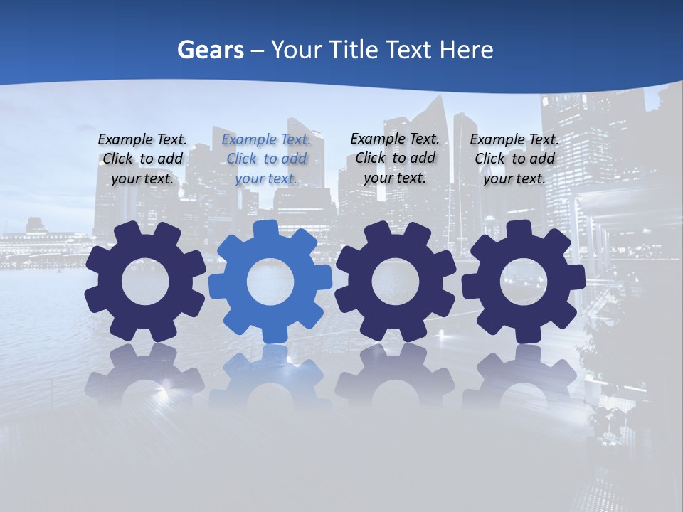 District Landmark Asian PowerPoint Template