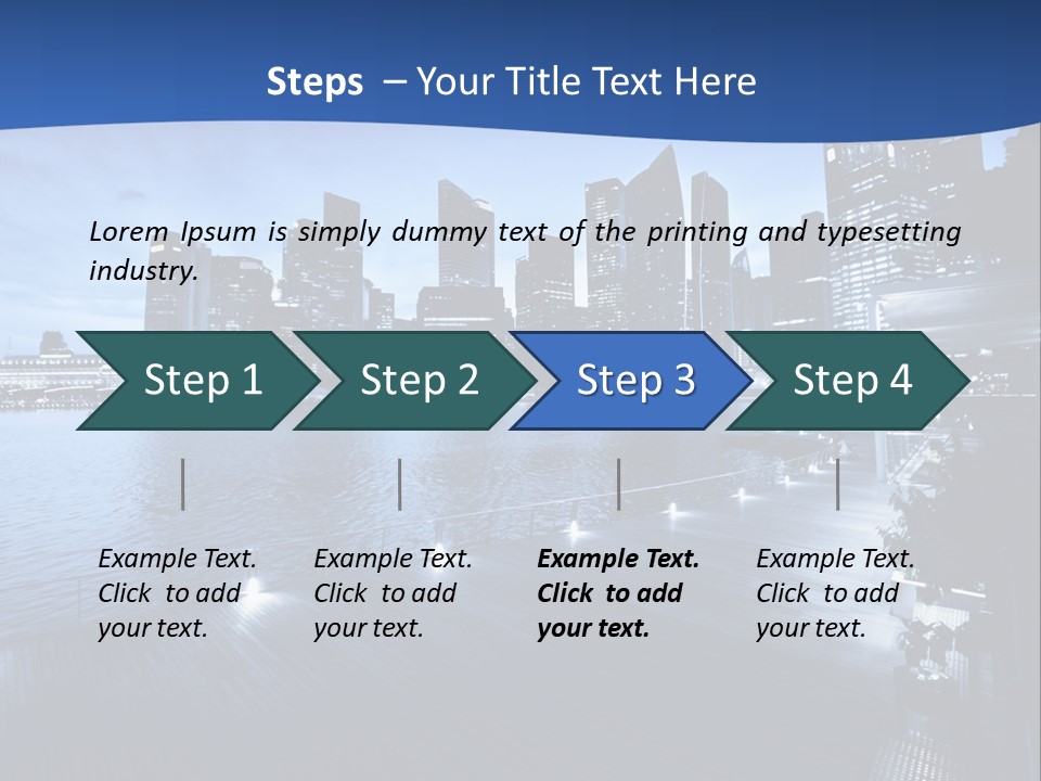 District Landmark Asian PowerPoint Template