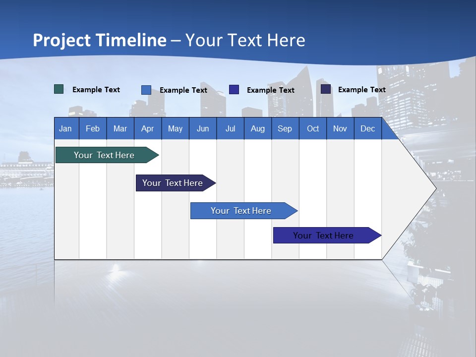 District Landmark Asian PowerPoint Template