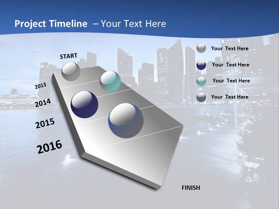 District Landmark Asian PowerPoint Template
