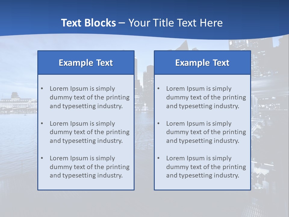 District Landmark Asian PowerPoint Template