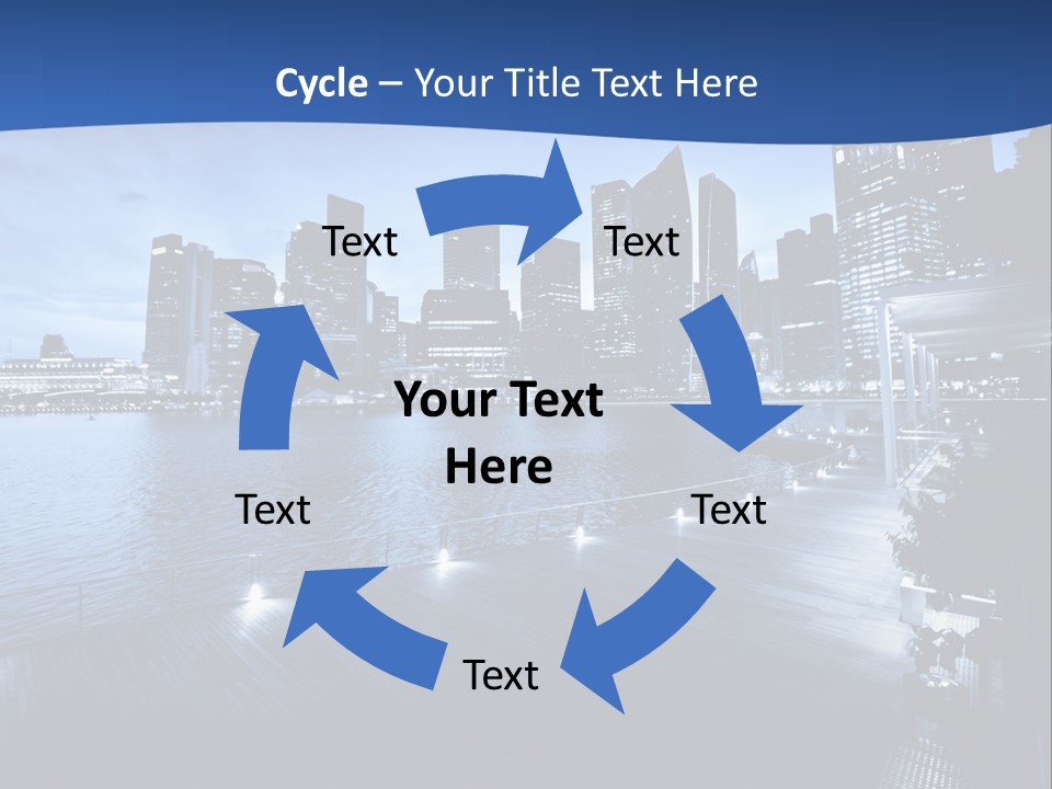District Landmark Asian PowerPoint Template
