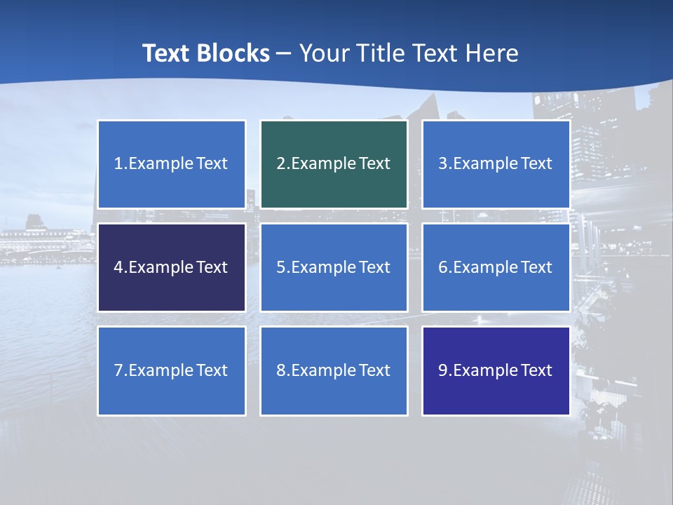 District Landmark Asian PowerPoint Template