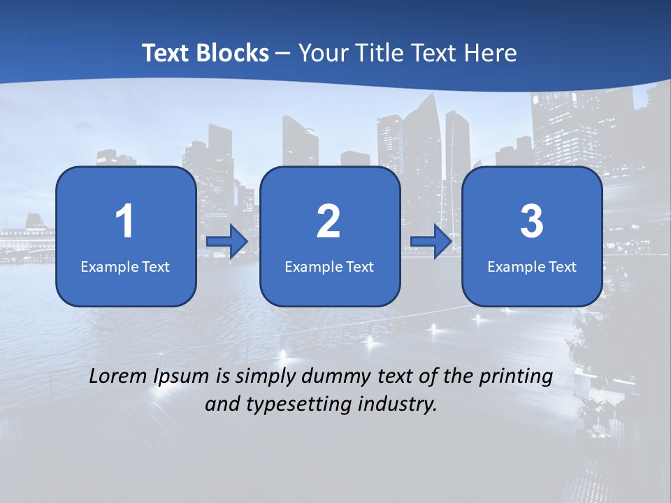 District Landmark Asian PowerPoint Template