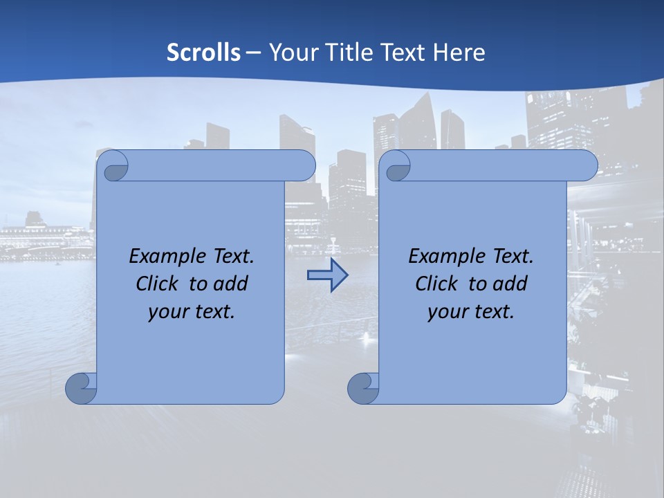 District Landmark Asian PowerPoint Template