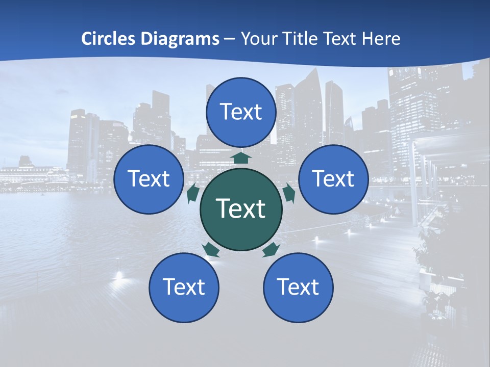 District Landmark Asian PowerPoint Template