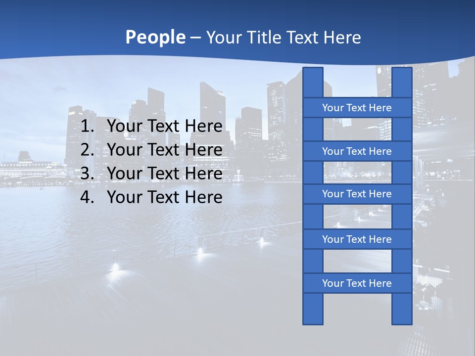 District Landmark Asian PowerPoint Template