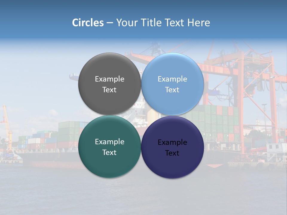 Boat Import Coast PowerPoint Template