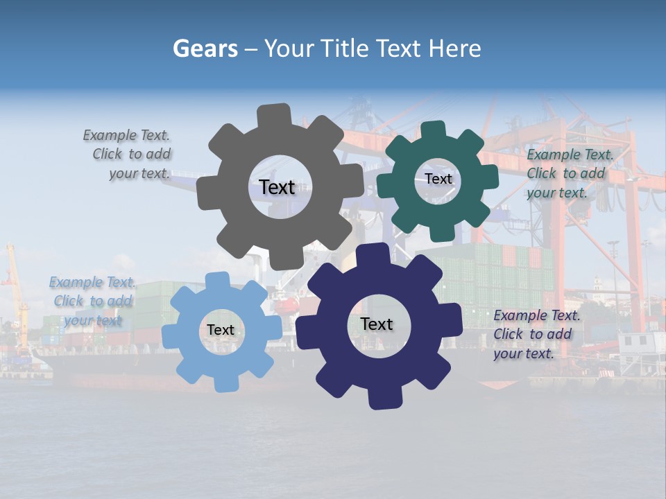 Boat Import Coast PowerPoint Template