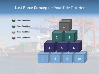 Boat Import Coast PowerPoint Template