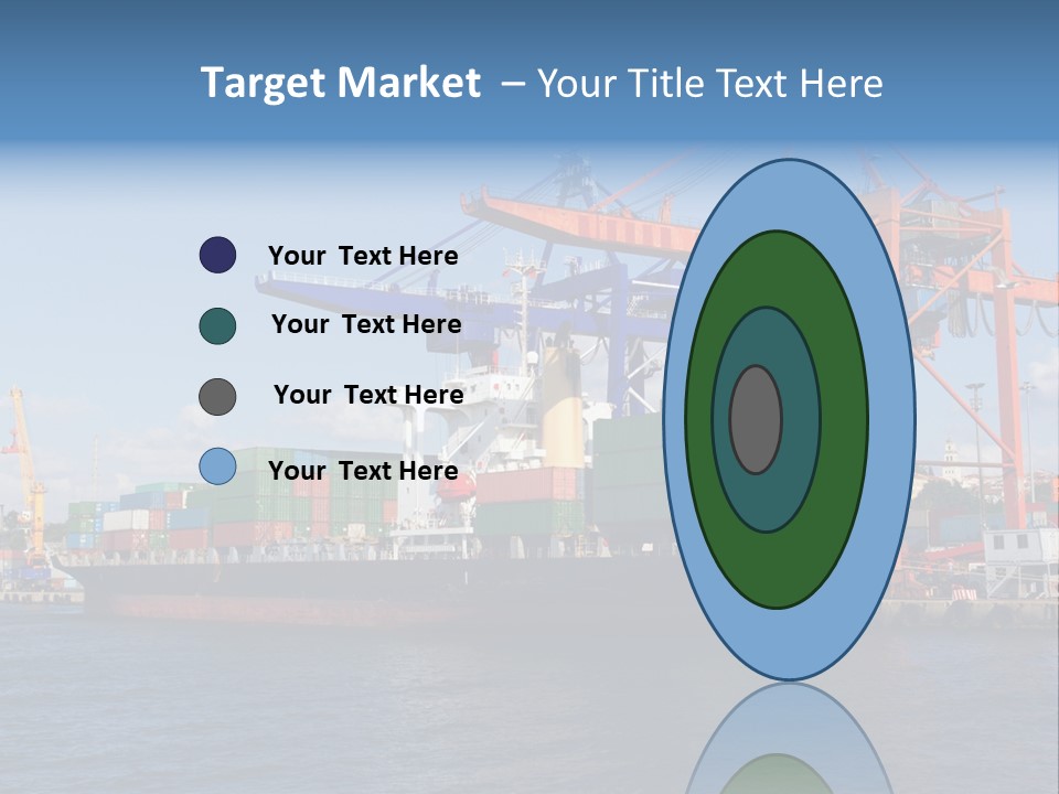 Boat Import Coast PowerPoint Template