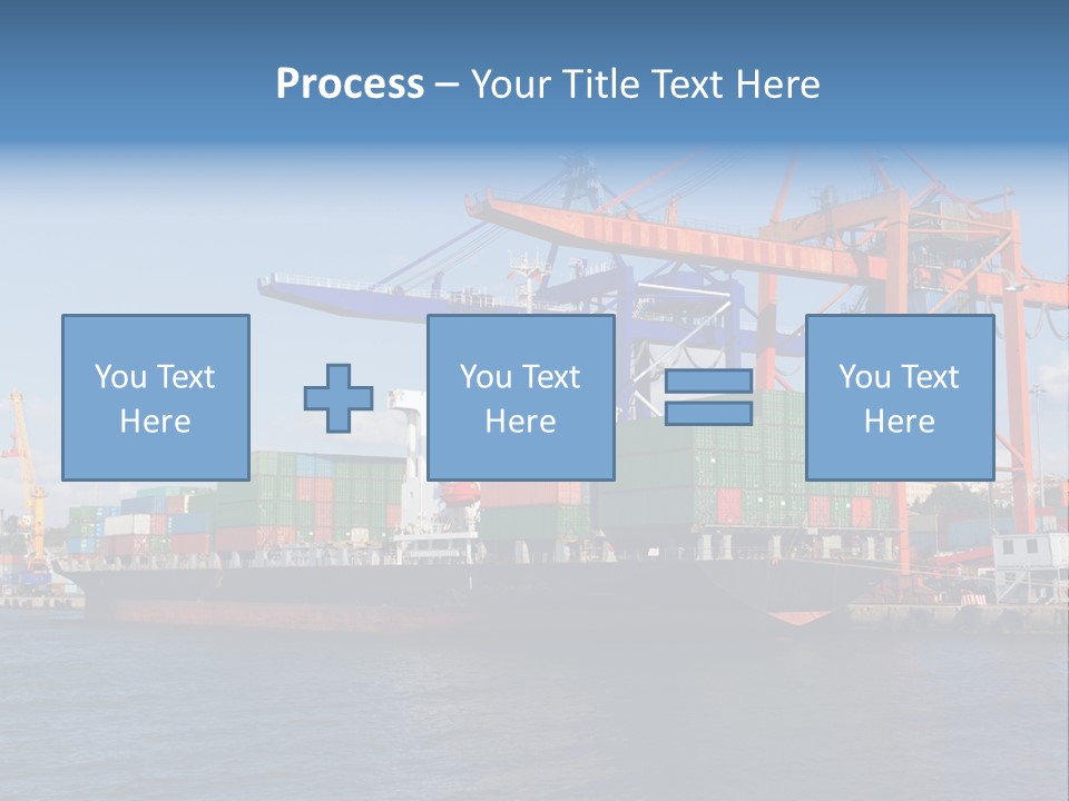 Boat Import Coast PowerPoint Template
