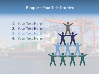 Boat Import Coast PowerPoint Template
