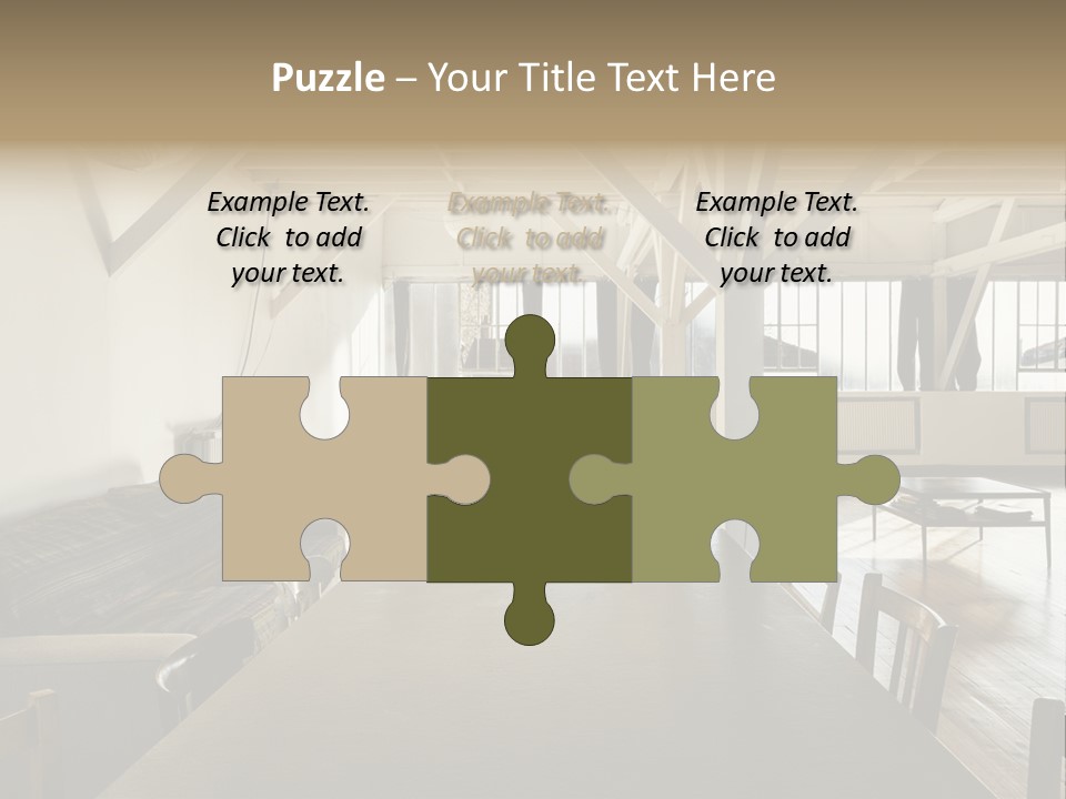 Light Beam Chairs PowerPoint Template