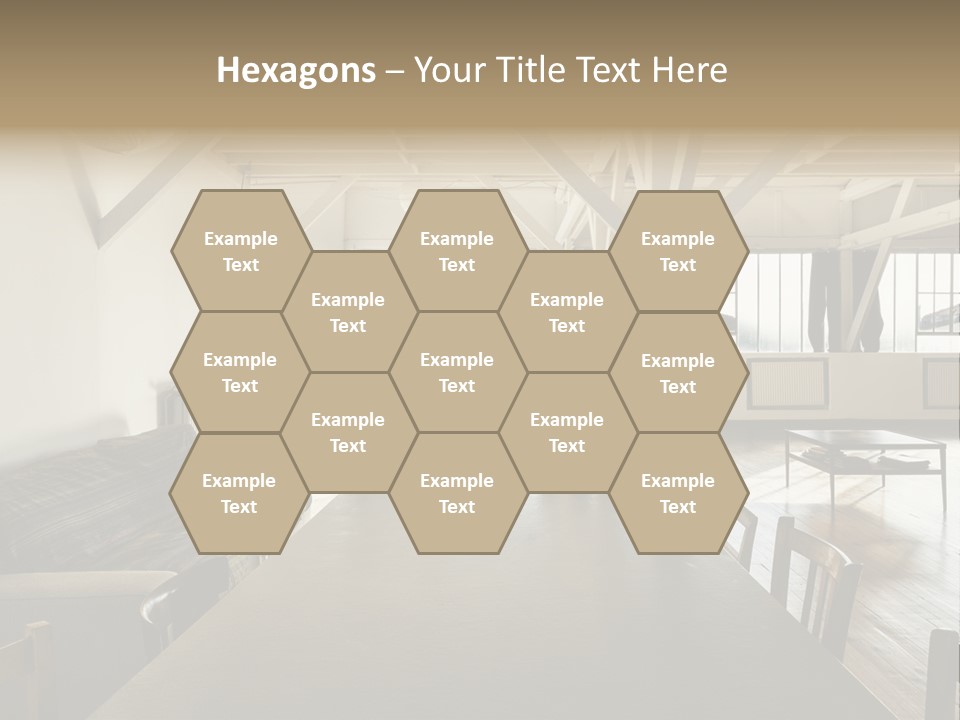 Light Beam Chairs PowerPoint Template