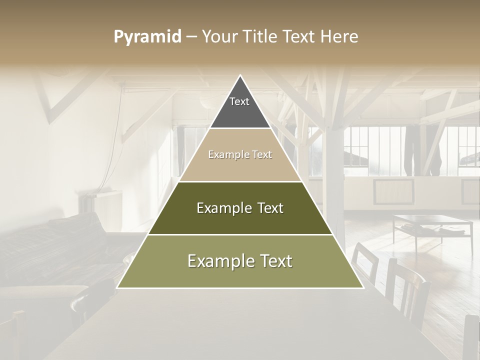 Light Beam Chairs PowerPoint Template
