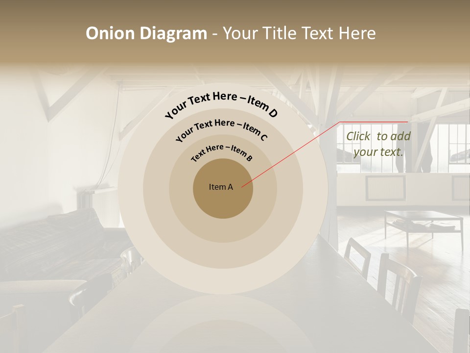 Light Beam Chairs PowerPoint Template