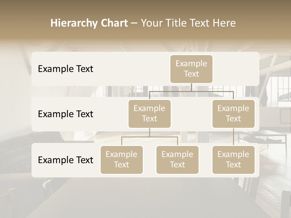Light Beam Chairs PowerPoint Template