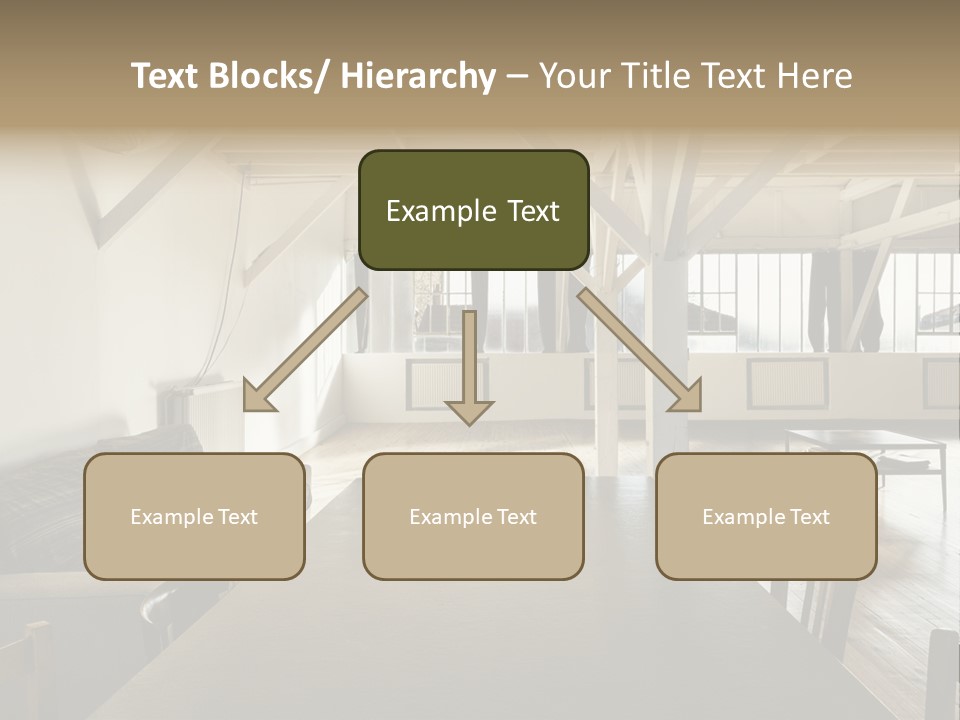 Light Beam Chairs PowerPoint Template