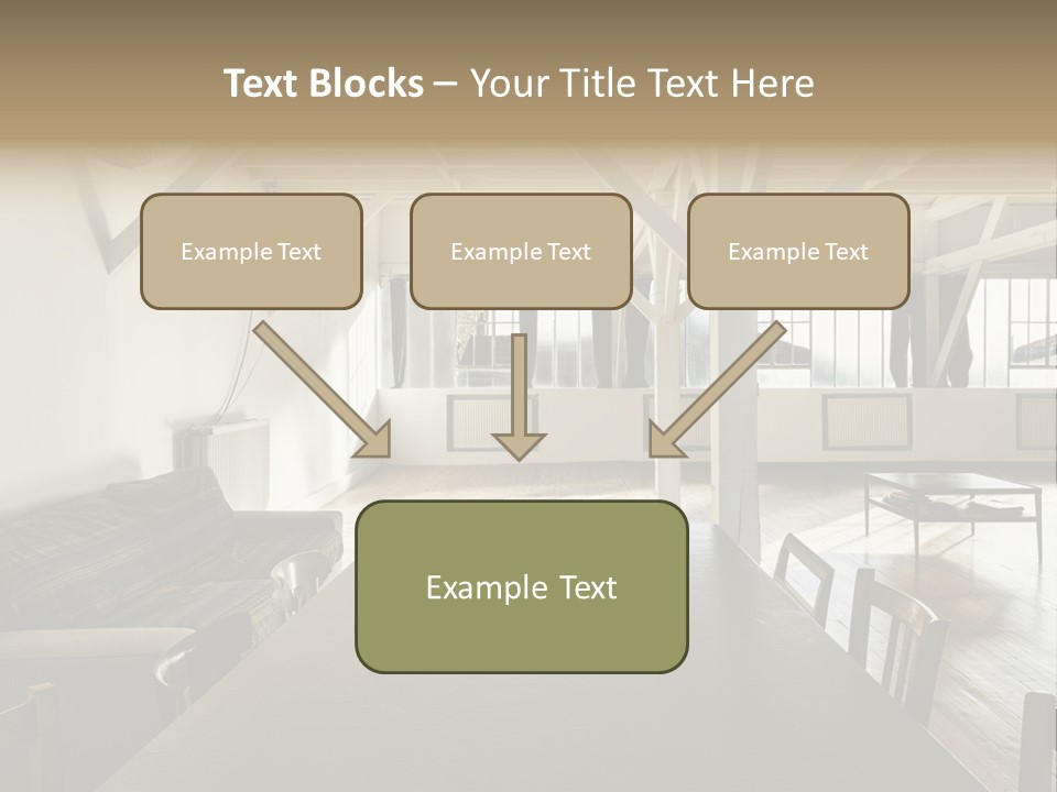 Light Beam Chairs PowerPoint Template