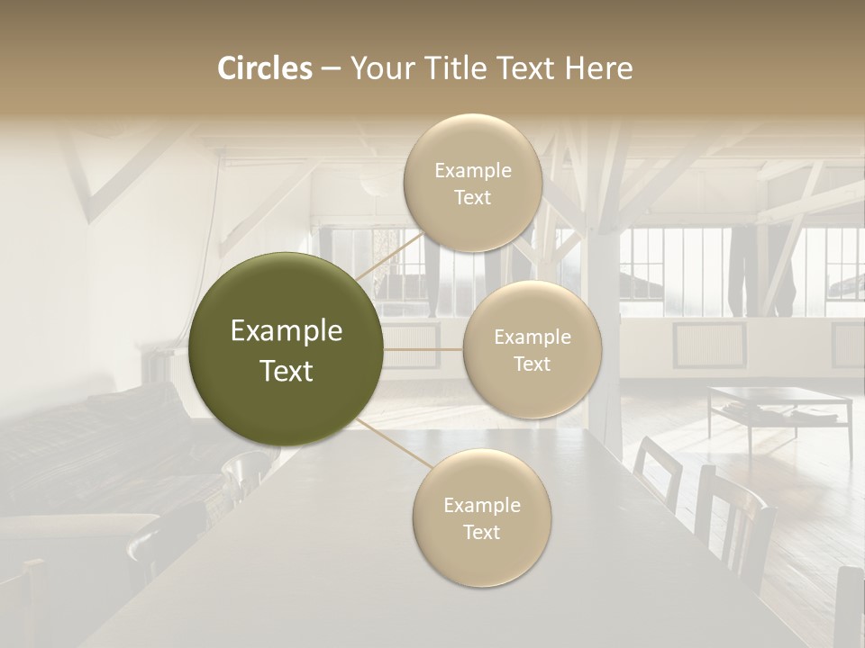 Light Beam Chairs PowerPoint Template