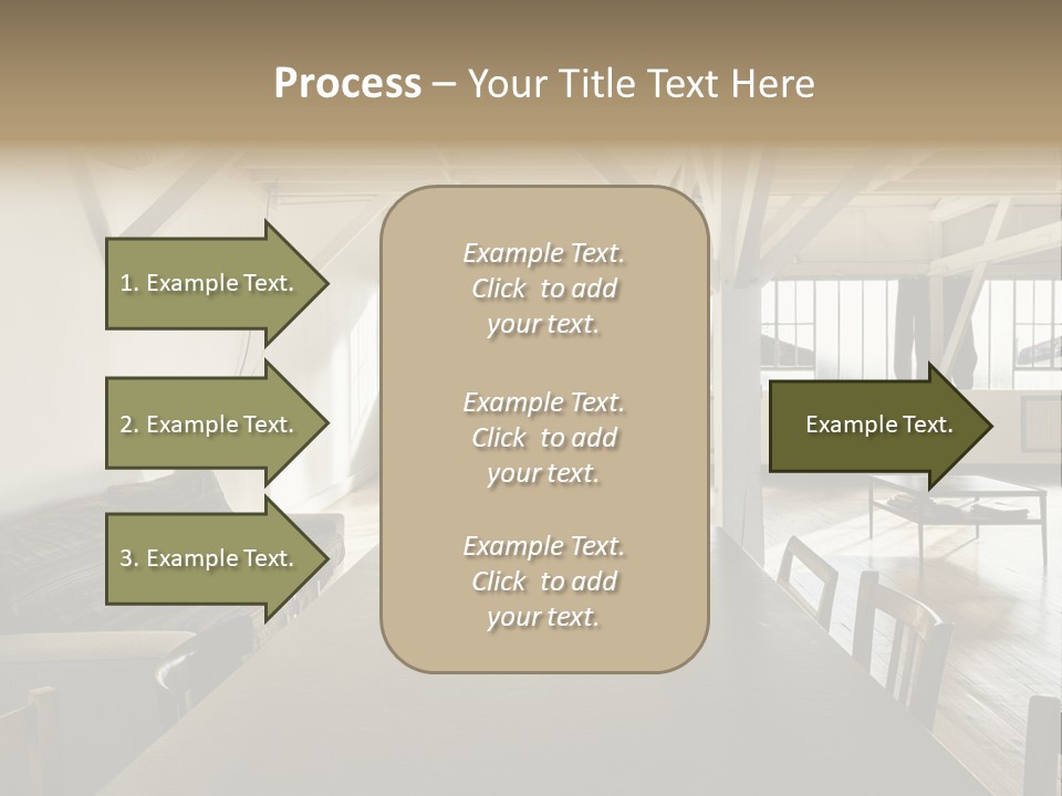 Light Beam Chairs PowerPoint Template