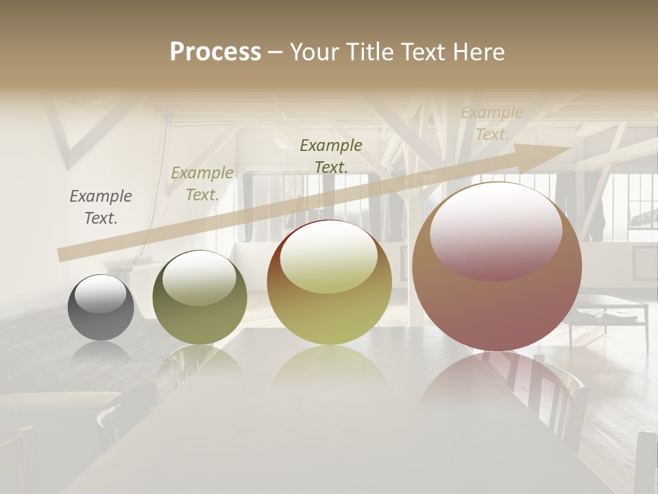 Light Beam Chairs PowerPoint Template