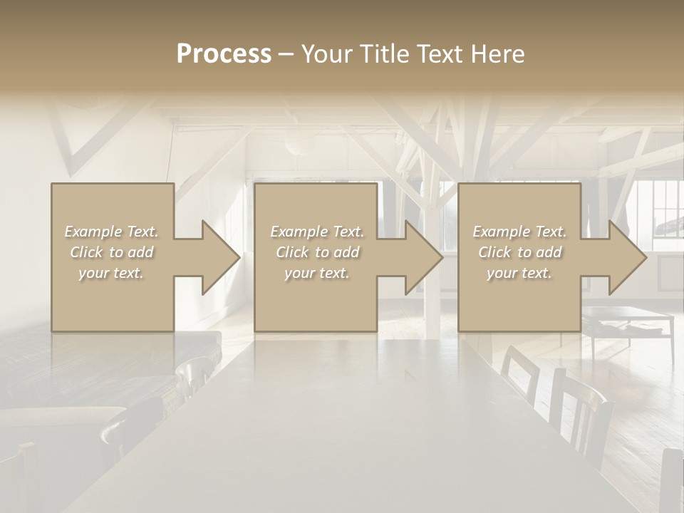 Light Beam Chairs PowerPoint Template