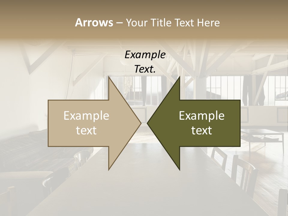 Light Beam Chairs PowerPoint Template