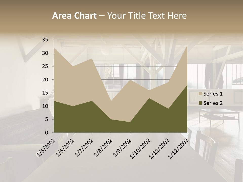 Light Beam Chairs PowerPoint Template