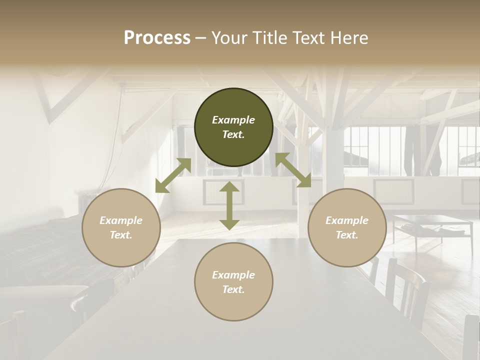 Light Beam Chairs PowerPoint Template