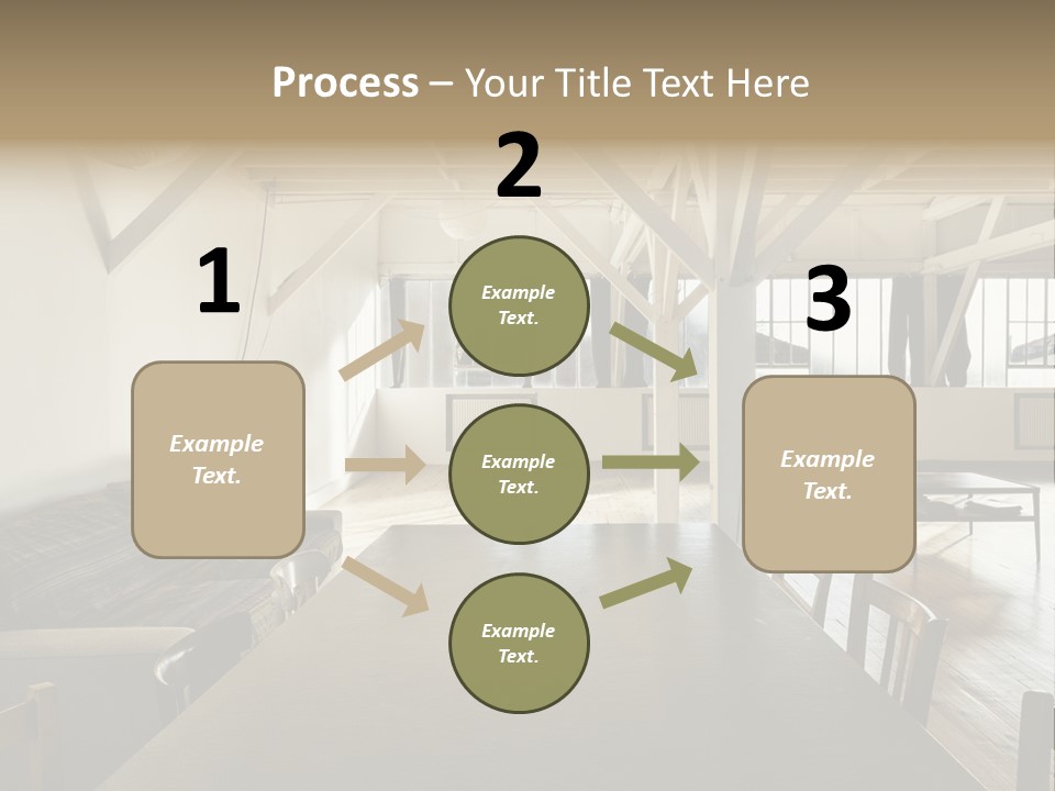 Light Beam Chairs PowerPoint Template
