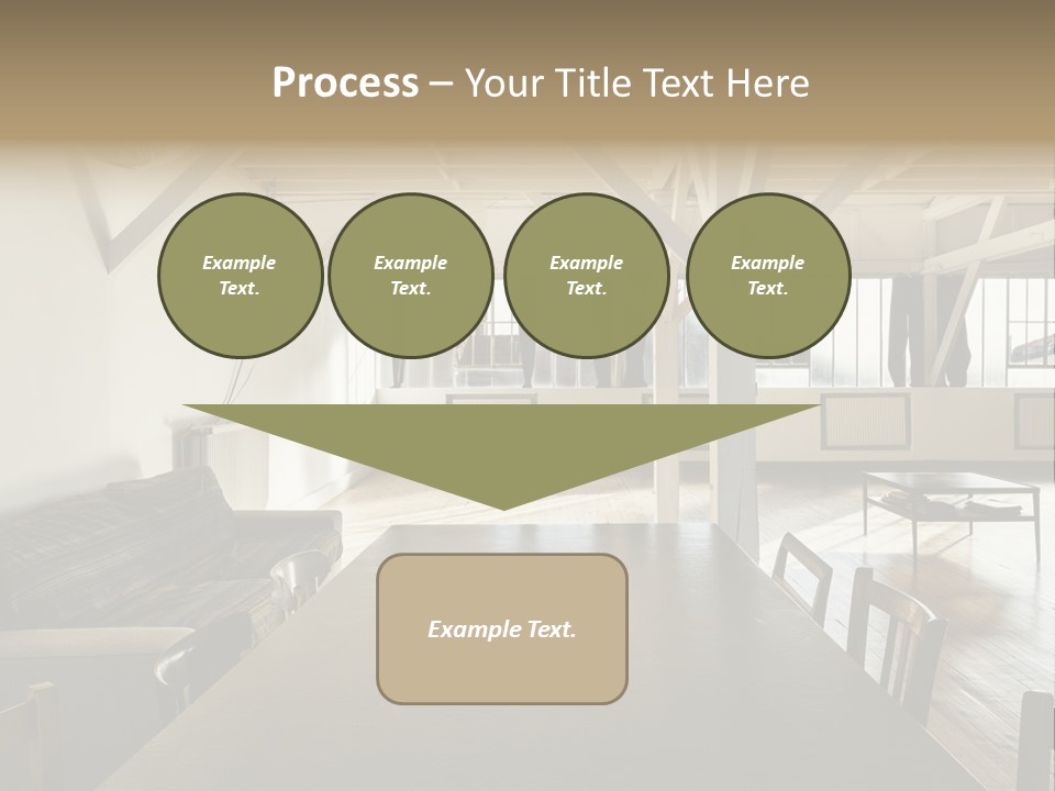 Light Beam Chairs PowerPoint Template