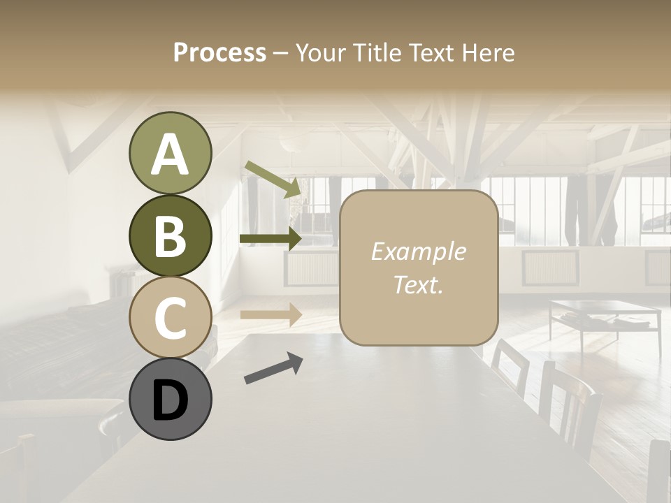 Light Beam Chairs PowerPoint Template