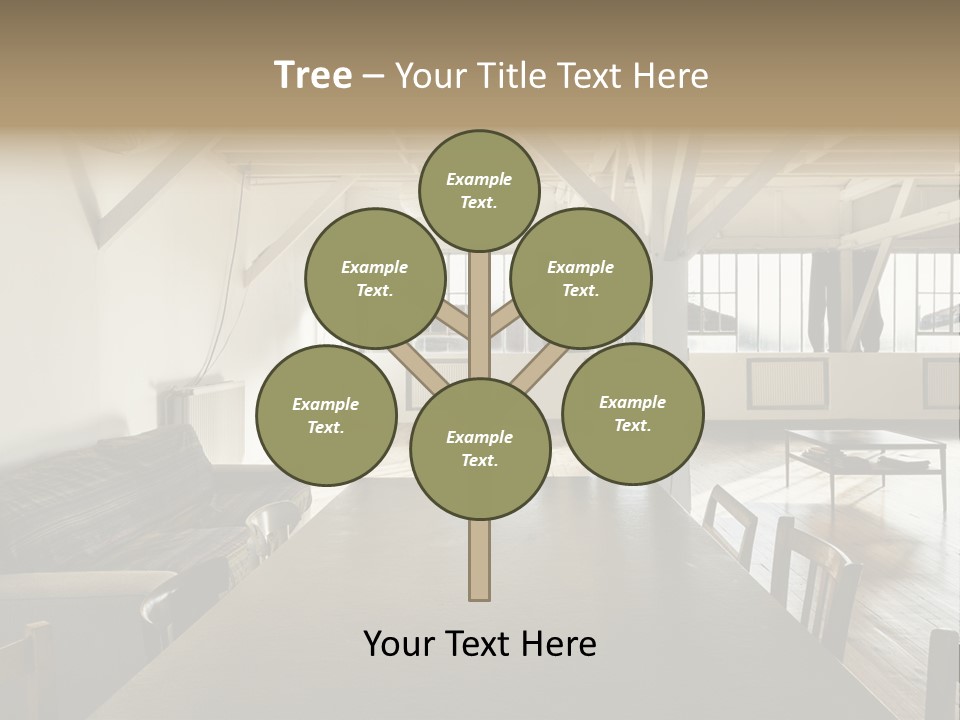 Light Beam Chairs PowerPoint Template