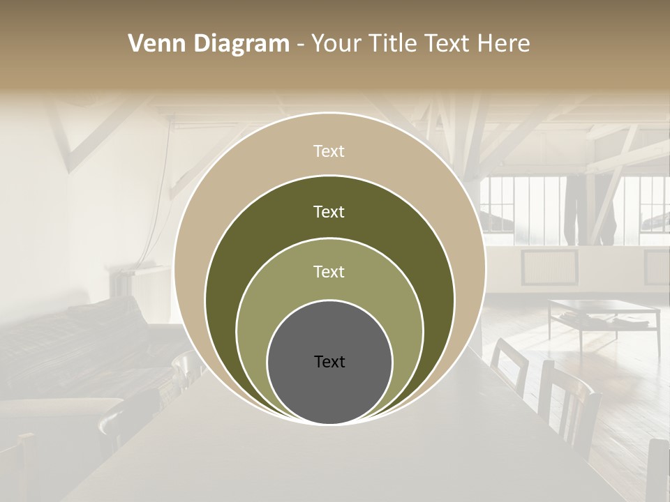Light Beam Chairs PowerPoint Template