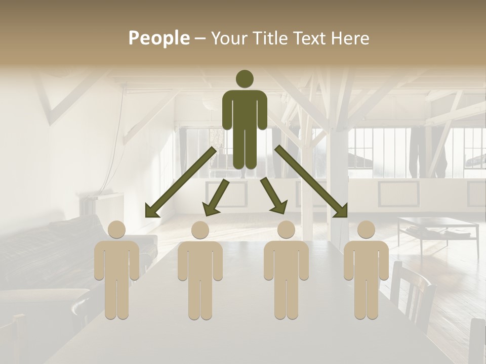 Light Beam Chairs PowerPoint Template