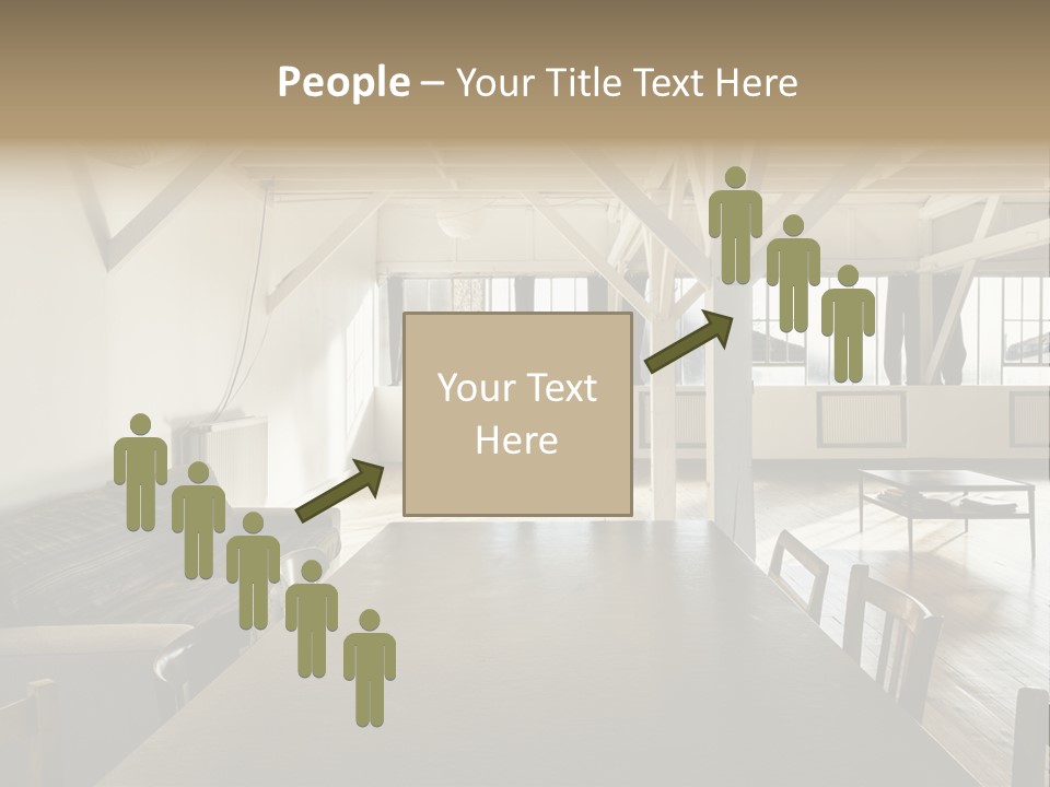 Light Beam Chairs PowerPoint Template