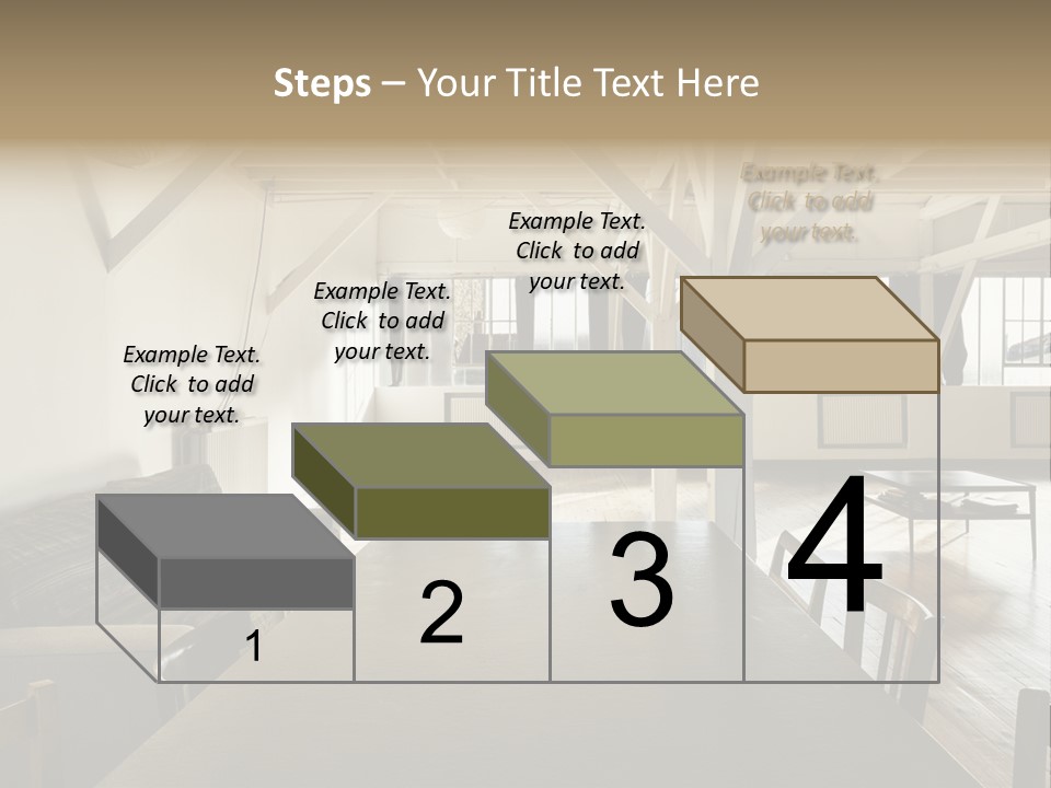 Light Beam Chairs PowerPoint Template