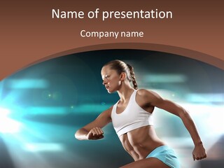 Athletic Workout Health PowerPoint Template