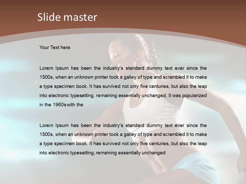 Athletic Workout Health PowerPoint Template