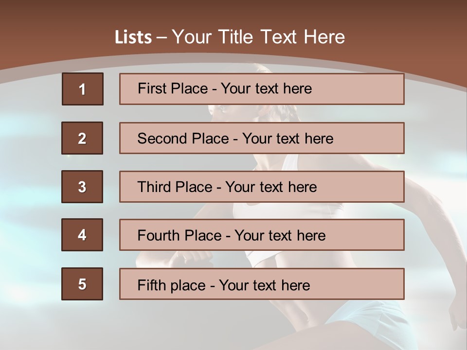 Athletic Workout Health PowerPoint Template
