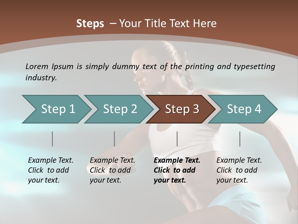 Athletic Workout Health PowerPoint Template