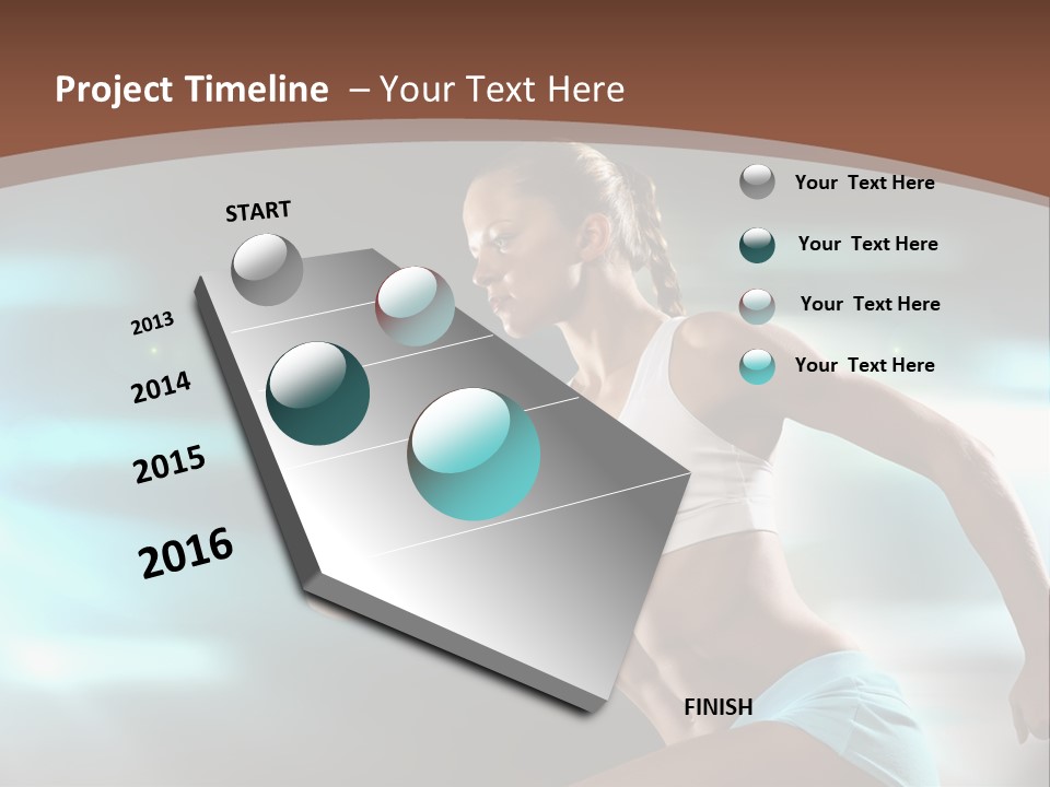 Athletic Workout Health PowerPoint Template