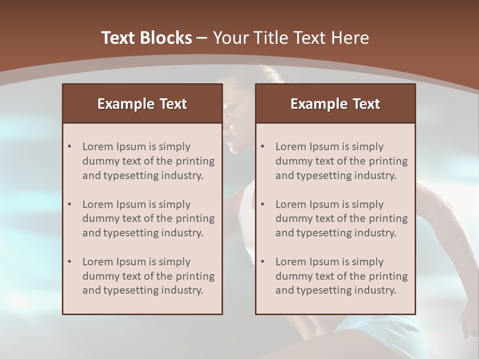 Athletic Workout Health PowerPoint Template